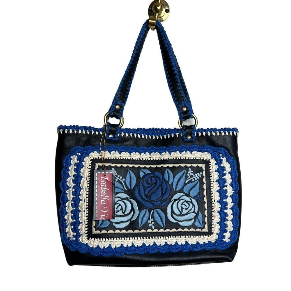 Isabella Fiore Embroidered Shoulder Bag NWT